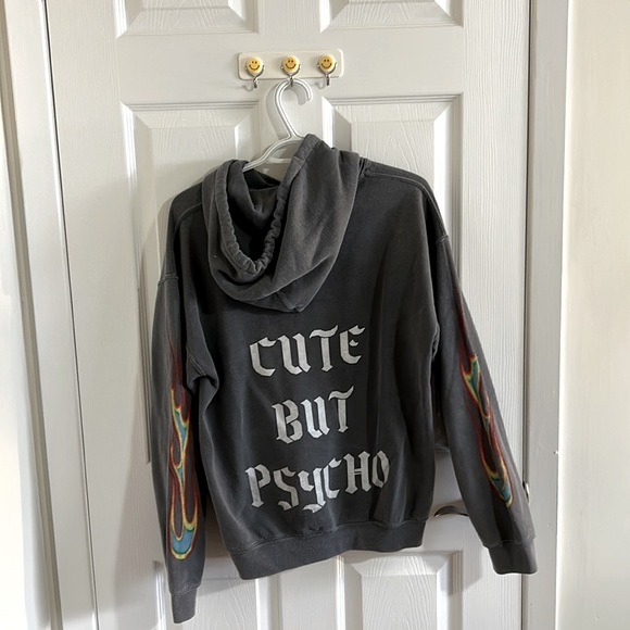 Project Social T x URBAN OUTFITTERS Grey Graphic Hoodie - Picture 2 of 2